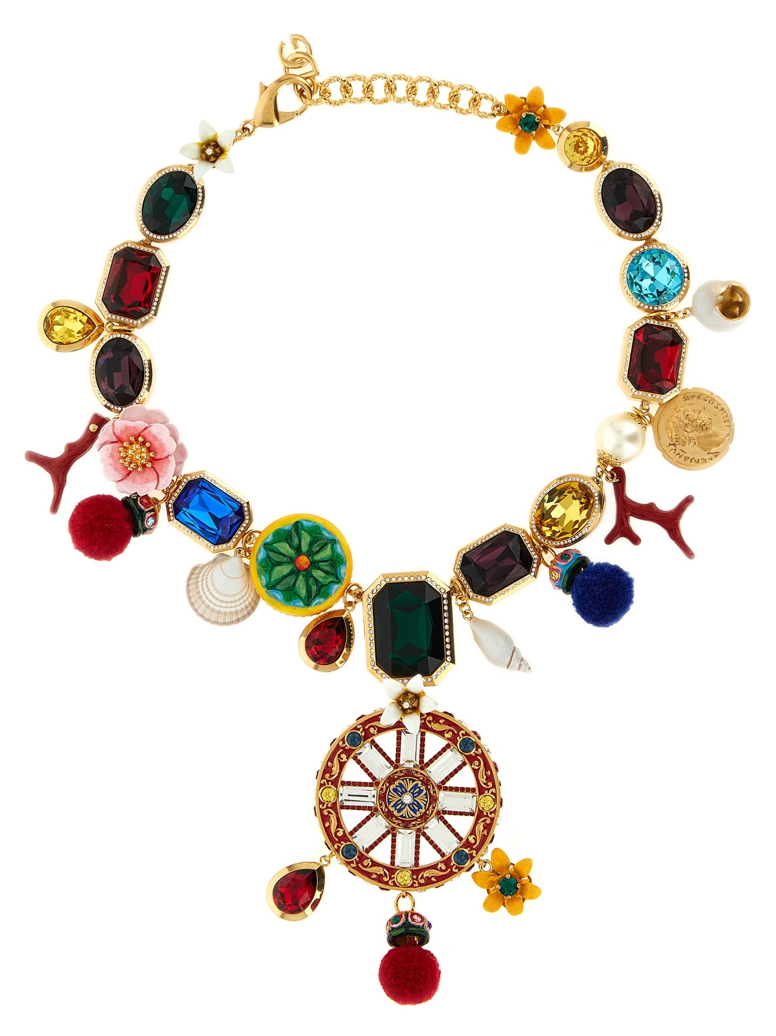 Dolce & Gabbana Multicolor Metal Necklace