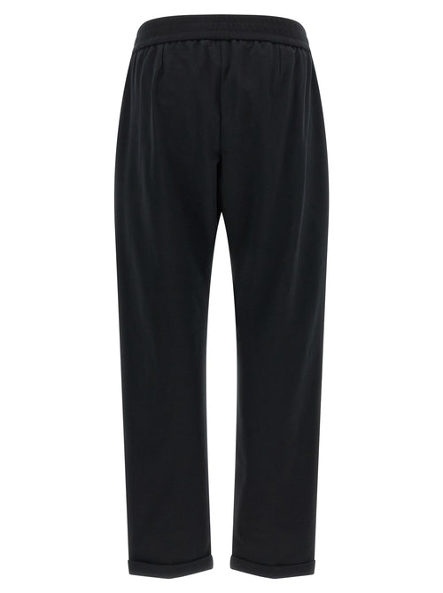 Brunello Cucinelli Schwarze Baumwoll-Jogginghose (Trainingshose)