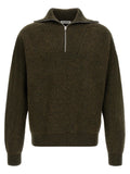 Jil Sander Bicolor Wool Cardigan