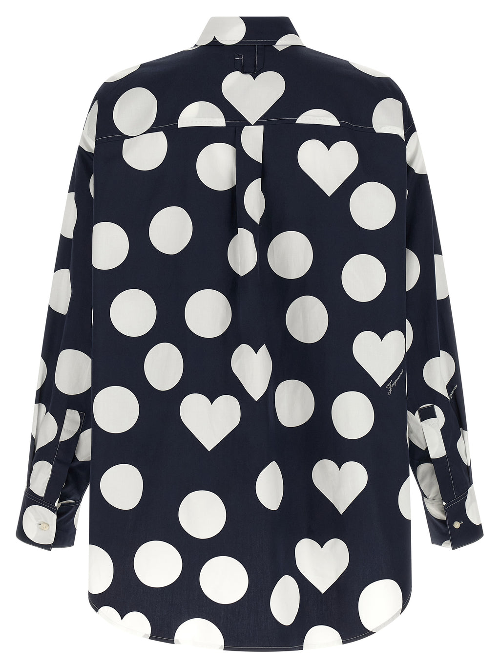 Jacquemus Blue Cotton Blouse