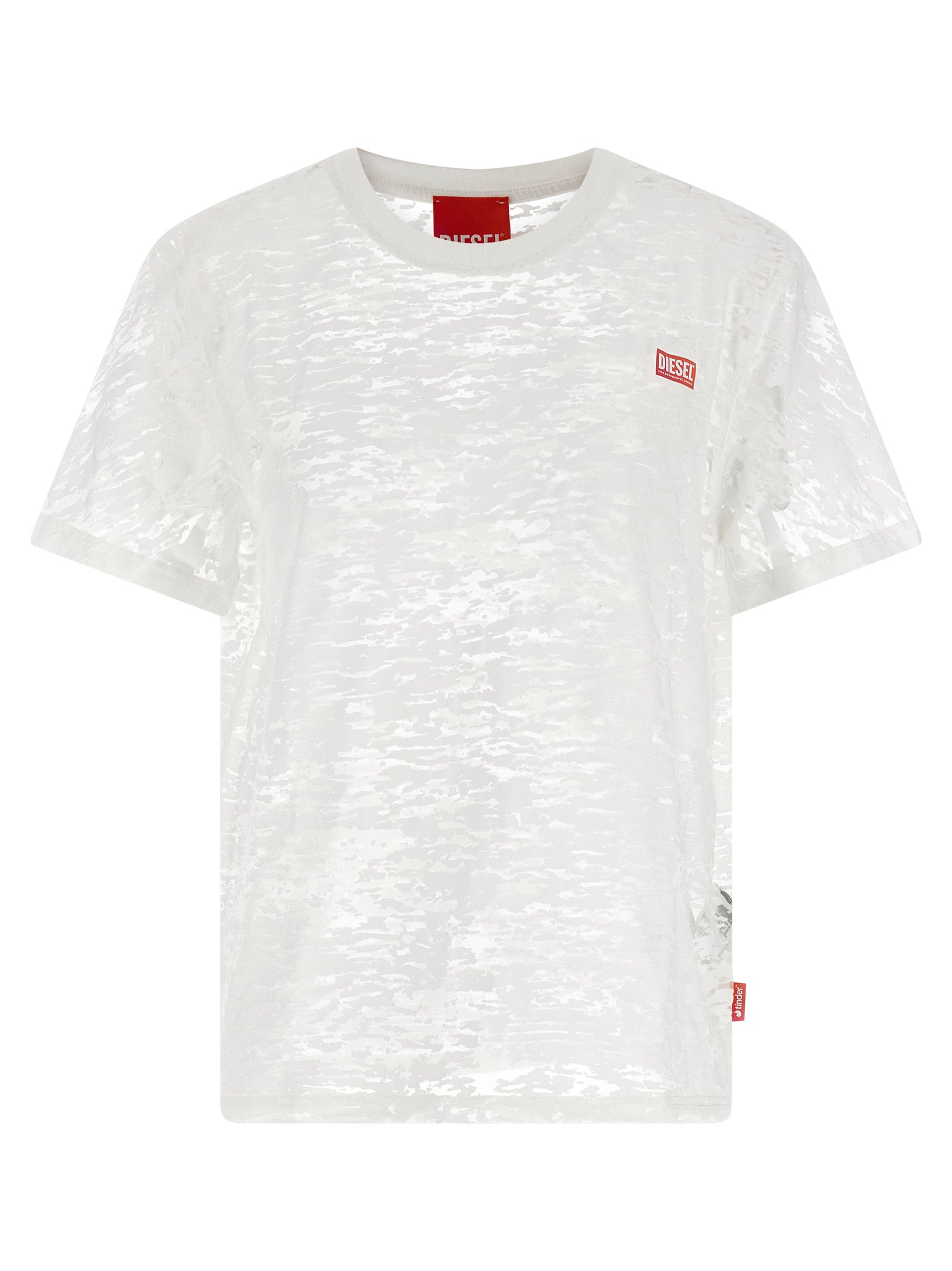 Diesel White Cotton T-Shirt