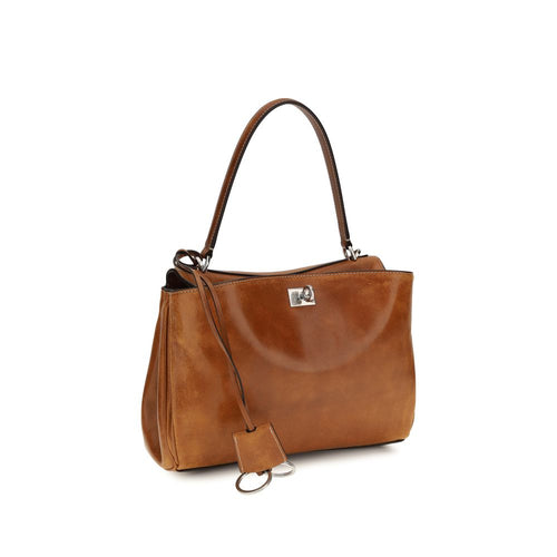 Balenciaga Braune Lammleder Ovis Aries Aries Handtasche