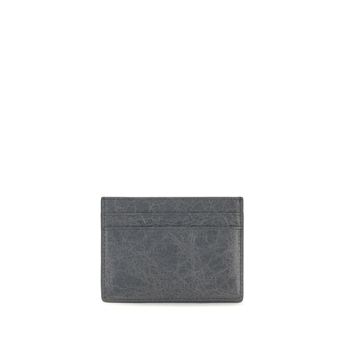 Balenciaga Geldbörse aus grauem Lammleder Ovis Aries Aries
