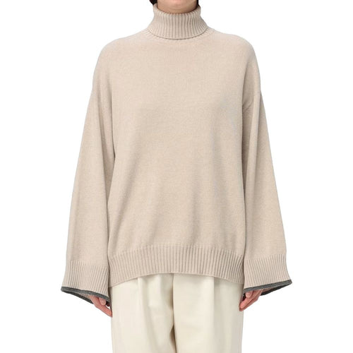 Brunello Cucinelli Beigefarbener Kaschmirpullover