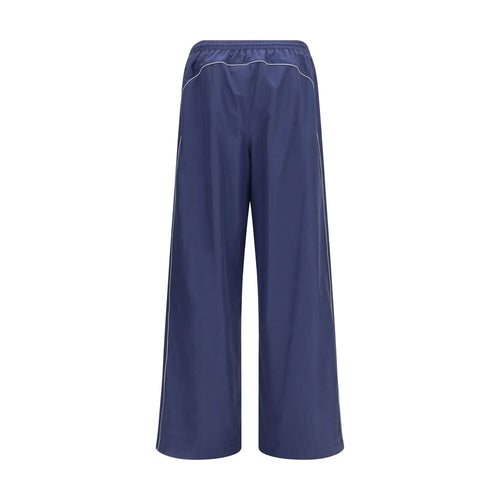 Balenciaga Blaue Baumwoll-Athletik-Hose
