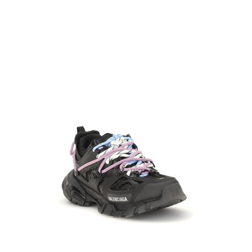 Balenciaga Schwarze Polyester-Sportsneaker