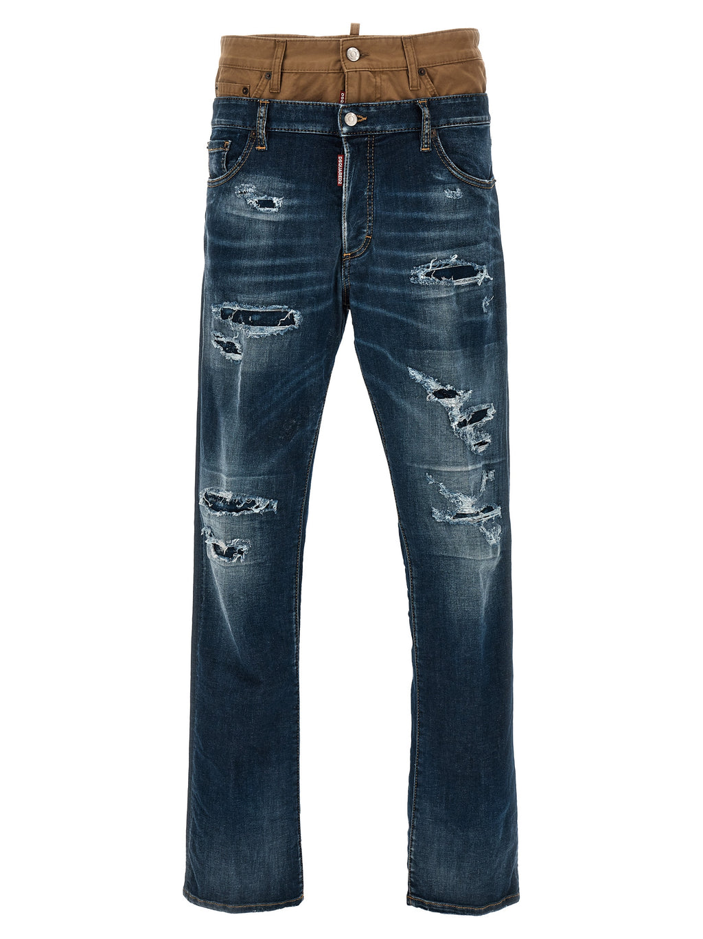 Dsquared² Blue Cotton Skinny Jeans