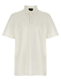 Brioni White Cotton Polo Shirt