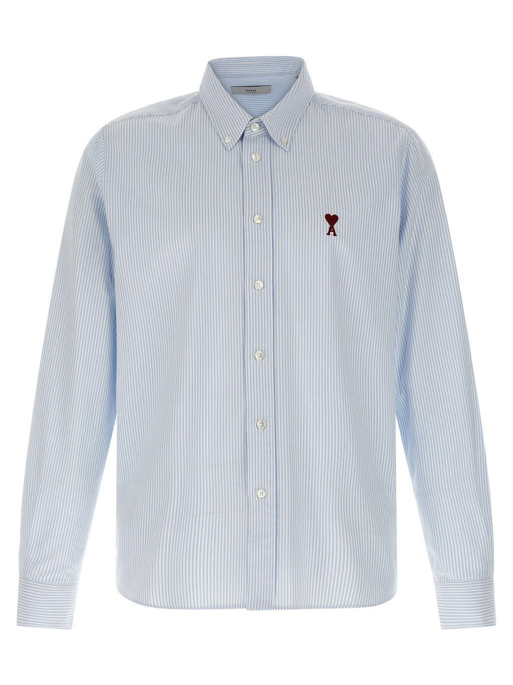 Ami Paris Blue Cotton Blouse