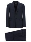 ZEGNA Blue Wool Two-Piece Suit
