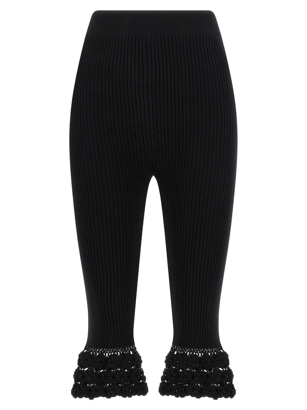 Ganni Black Organic Cotton Casual Pants