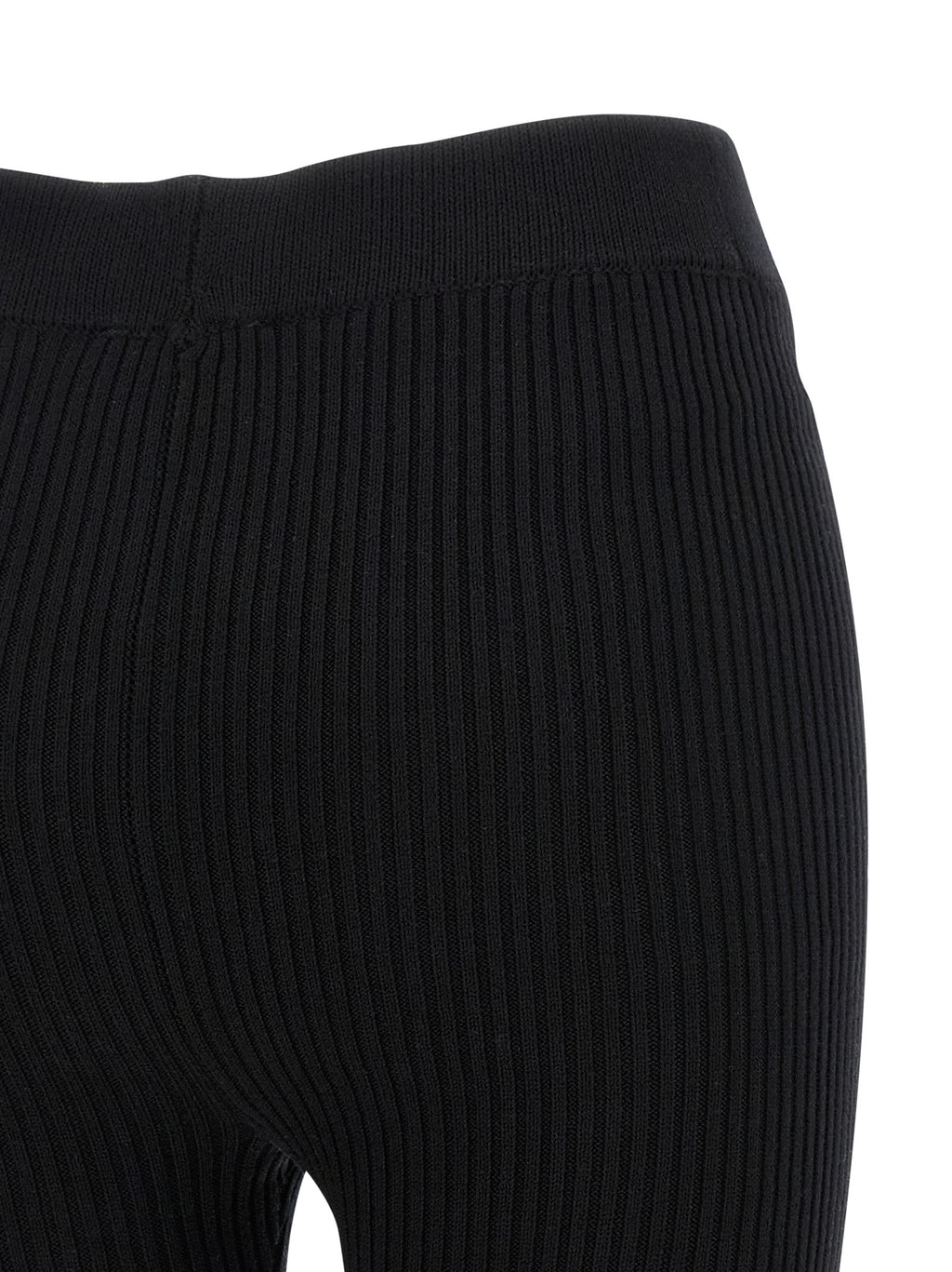 Ganni Black Organic Cotton Casual Pants