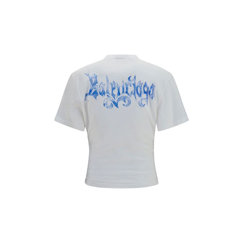 Balenciaga Weißes Baumwoll-T-Shirt
