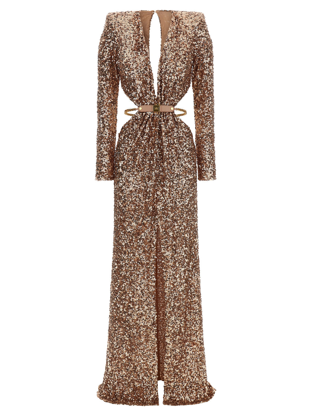 Elisabetta Franchi Multicolor Polyester Long Dress
