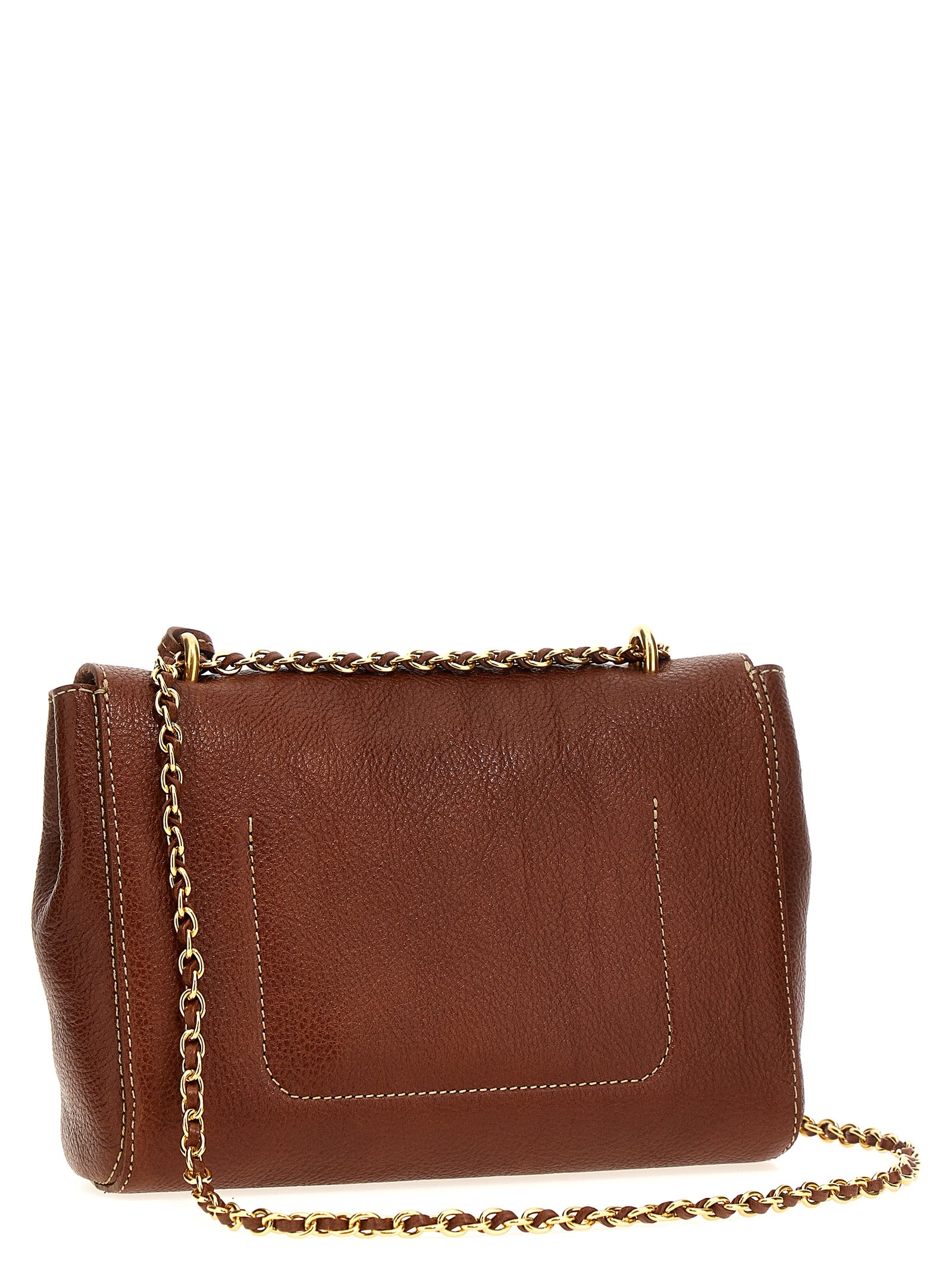 Mulberry Brown Bovine Leather Crossbody Bag