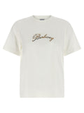 Burberry White Cotton T-Shirt