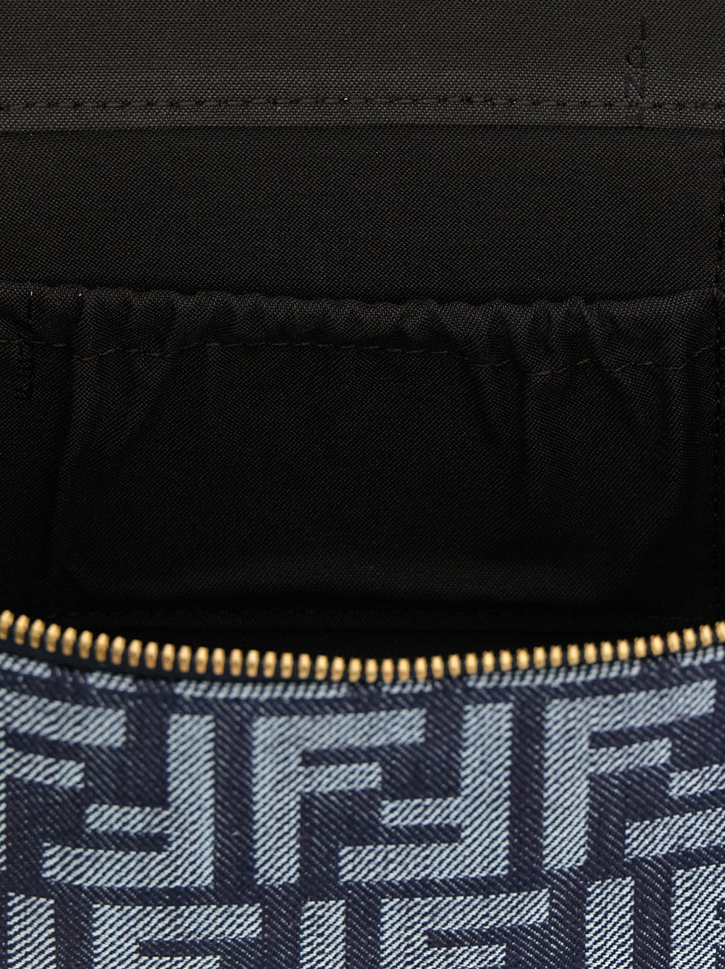 Fendi Blue Cotton Handbag