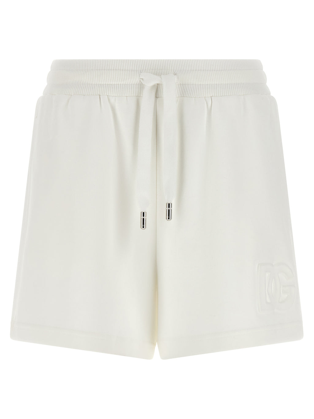 Dolce & Gabbana White Cotton Bermuda Shorts