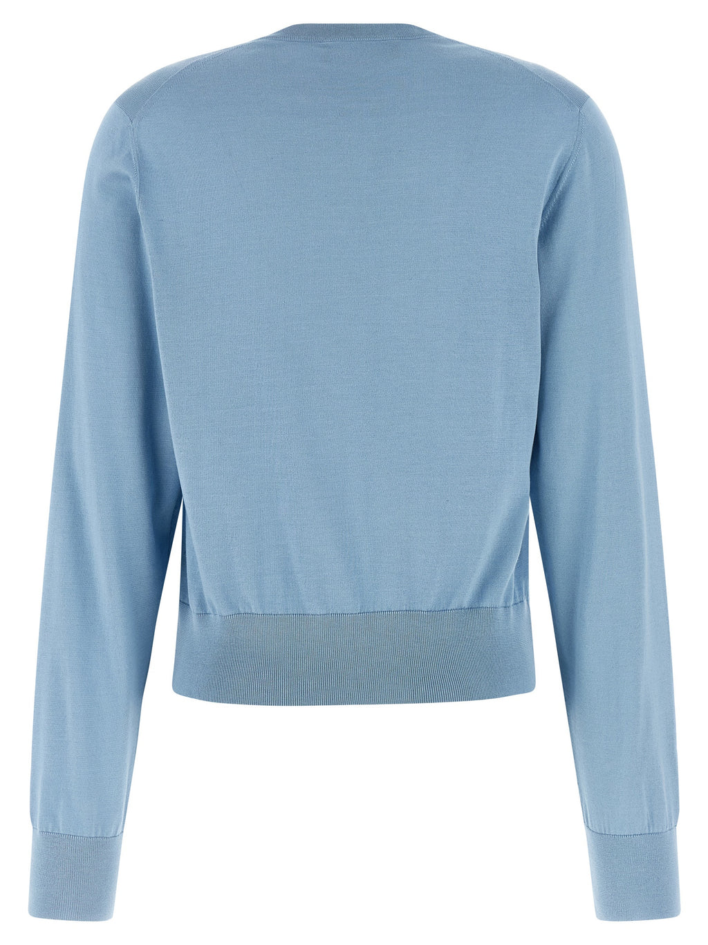 Dolce & Gabbana Blue Silk Cardigan