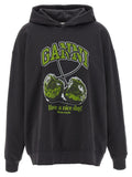 Ganni Gray Organic Cotton Hoodie
