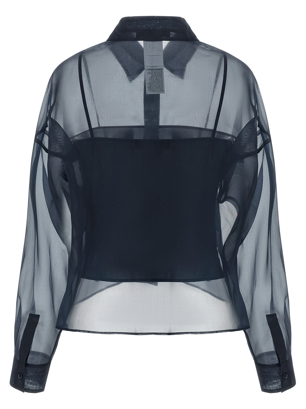 Max Mara Blue Cotton Blouse