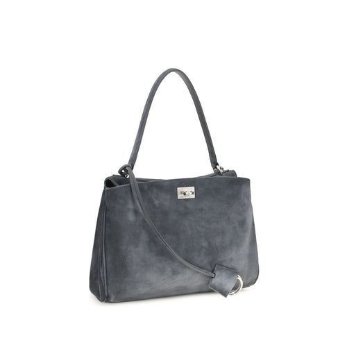 Balenciaga Graue Kalbsleder Bos Taurus Handtasche