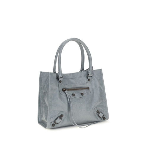 Balenciaga Blaue Lammfell Ovis Aries Aries Handtasche