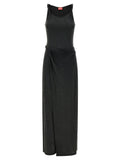 Diesel Black Modal Long Dress