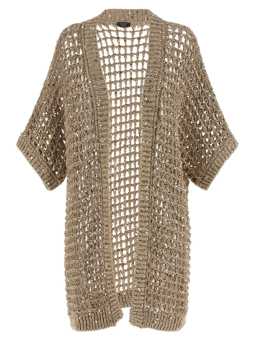 Peserico Beige Cotton Cardigan