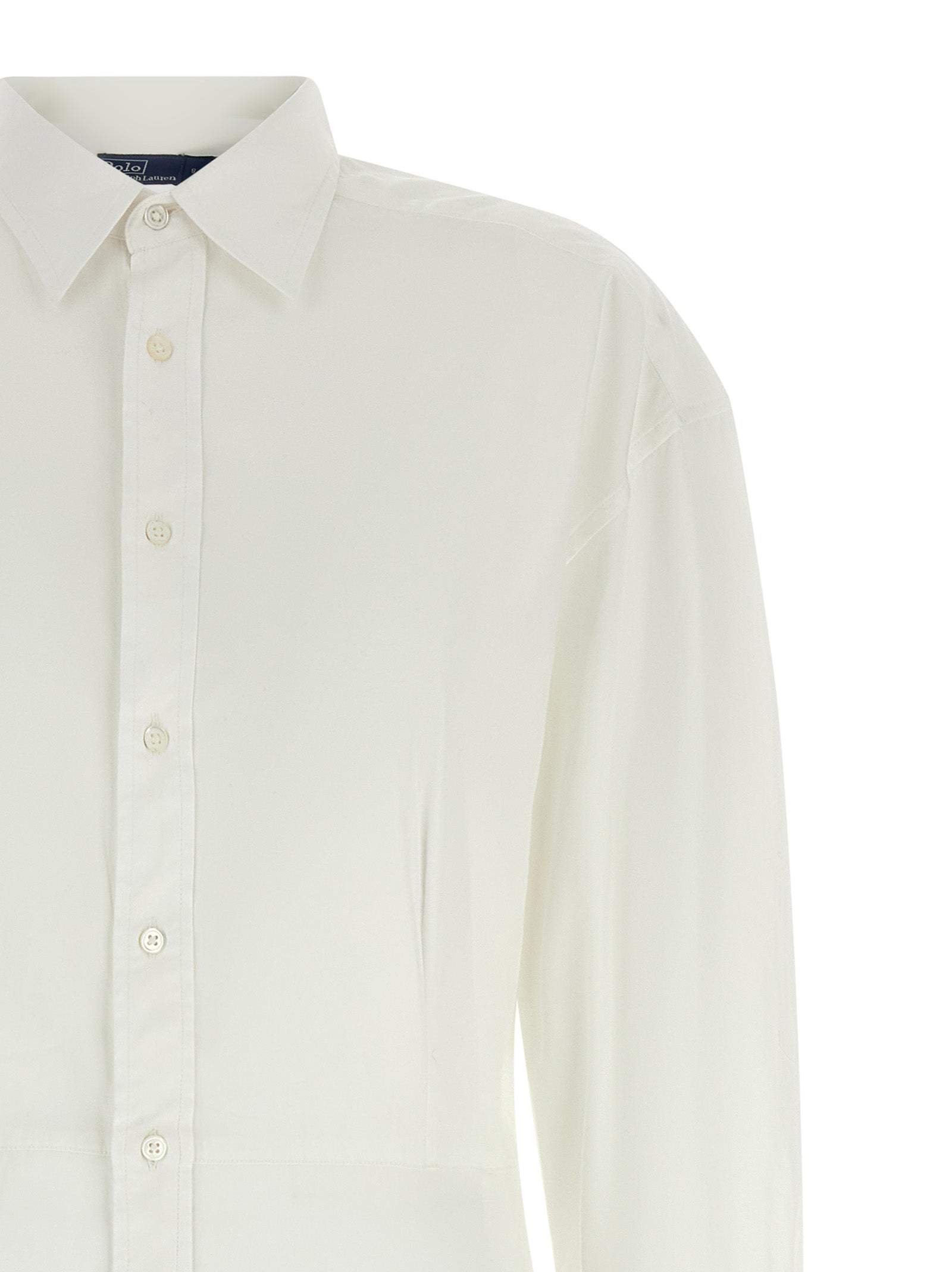 Polo Ralph Lauren White Cotton Midi Dress
