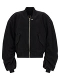 Rick Owens Black Virgin Wool Bomber