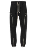 Rick Owens Black Cotton Cargo Pants