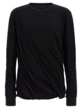 Rick Owens Black Cotton T-Shirt