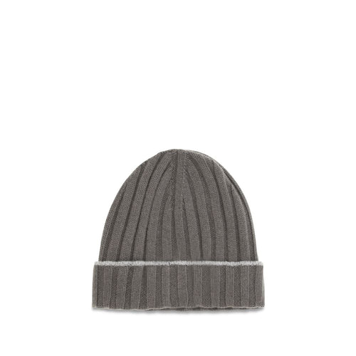 Brunello Cucinelli Bicolor-Kaschmir-Mütze