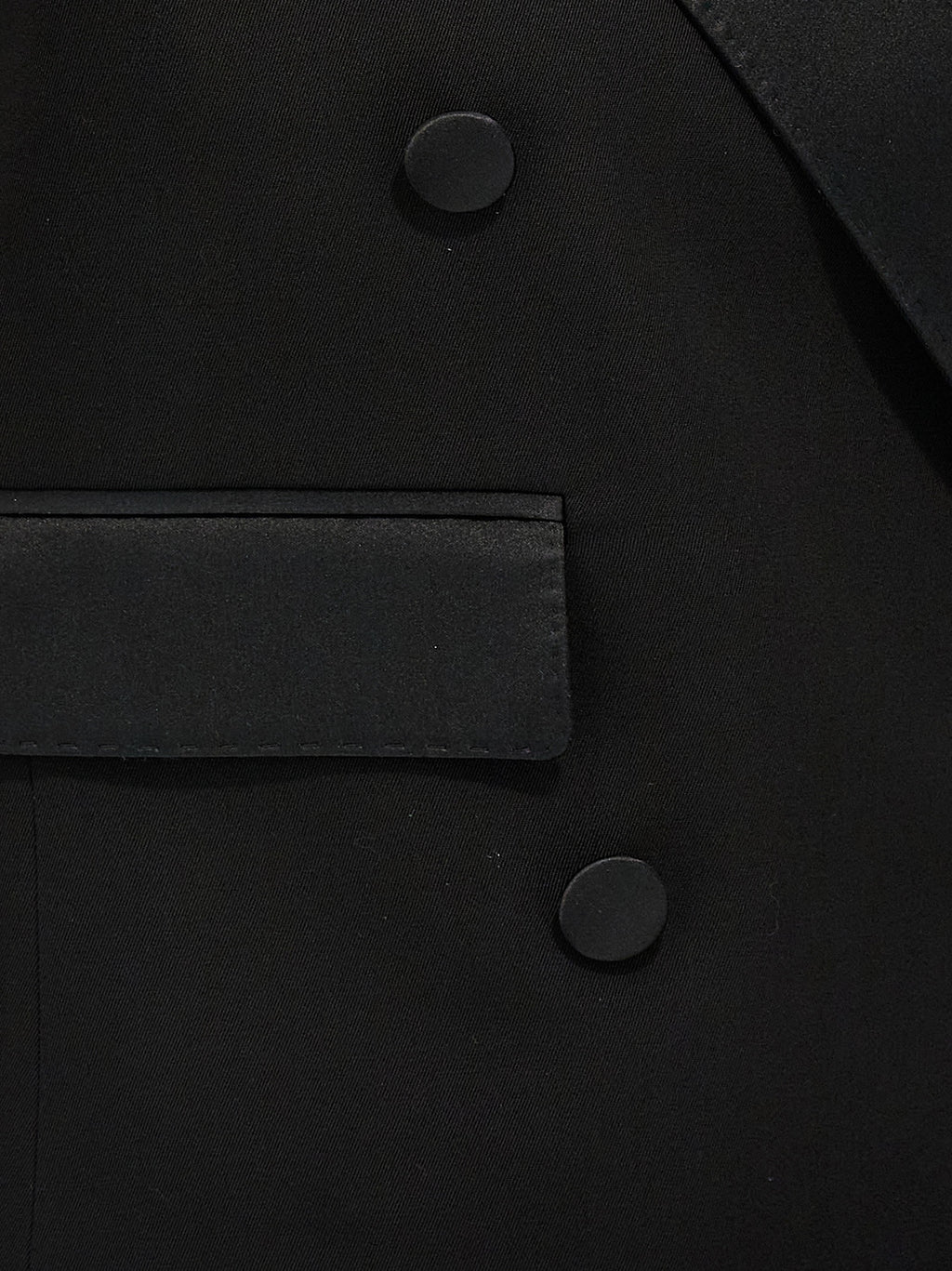 Dolce & Gabbana Black Silk Sleeveless Jacket