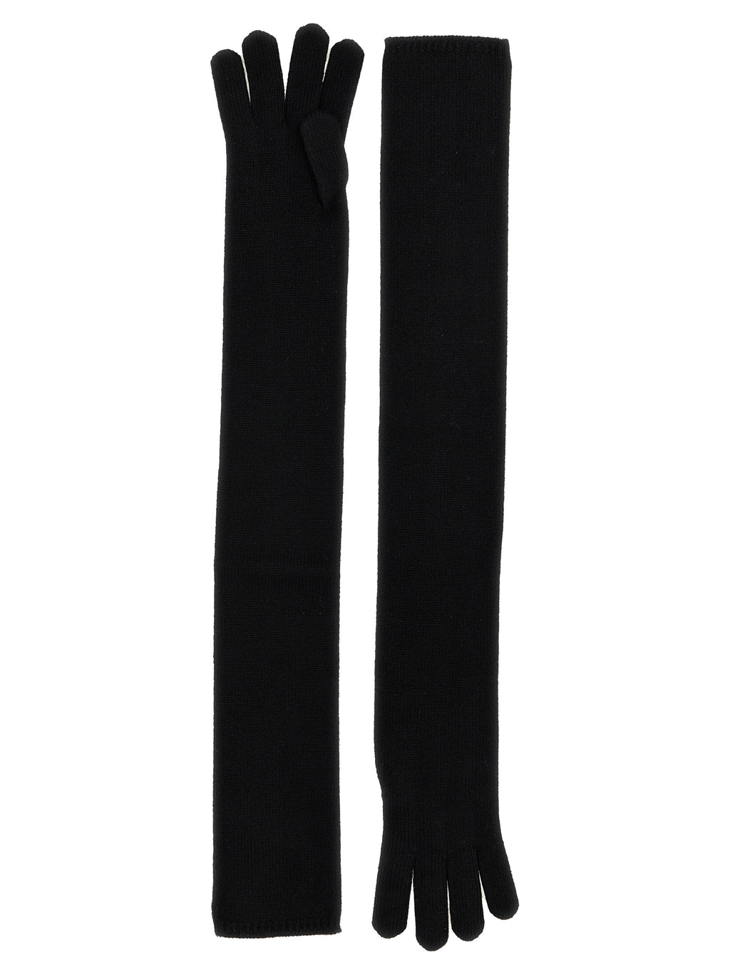 Max Mara Black Cashmere Gloves