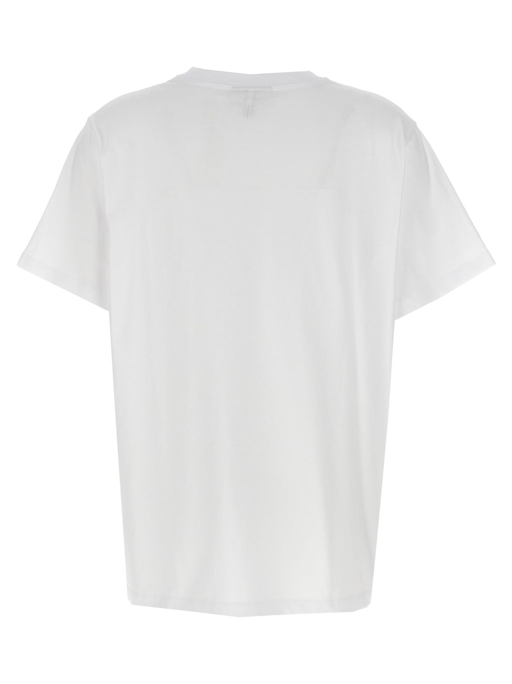 Ganni White Cotton T-Shirt