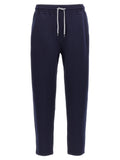Brunello Cucinelli Blue Cotton Joggers (Workout Pants)