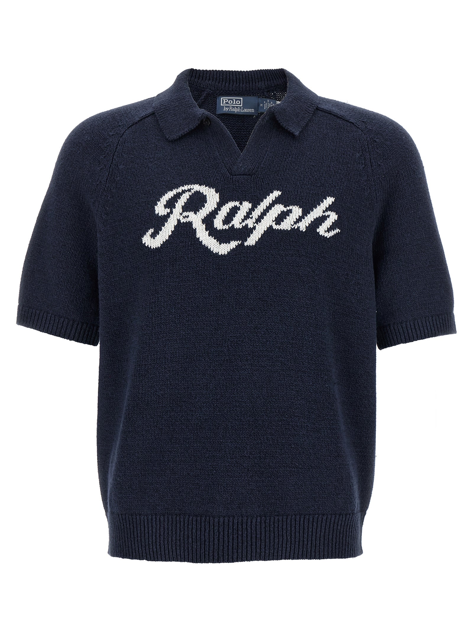 Polo Ralph Lauren Blue Linen Cardigan