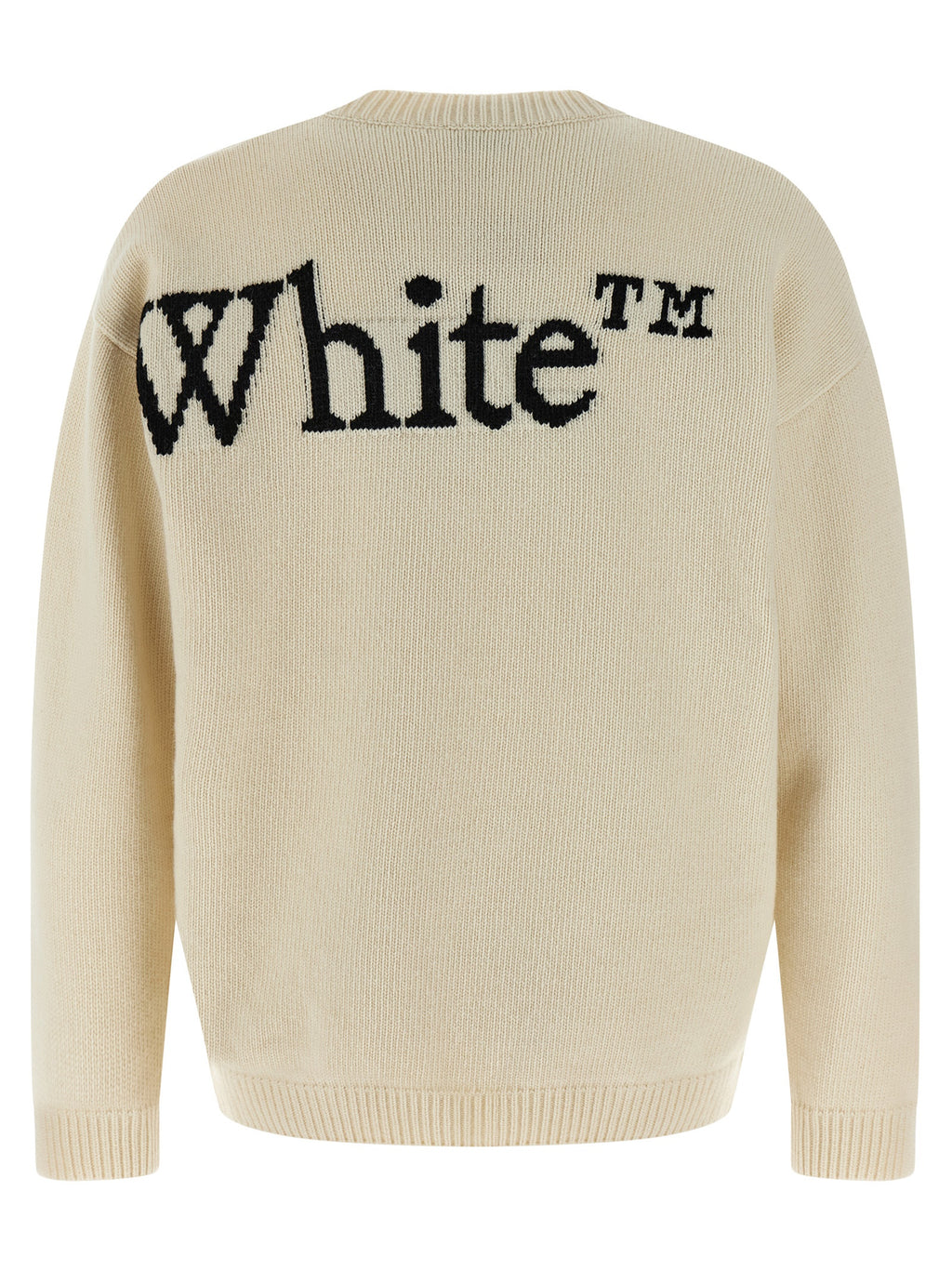 Off-White Bicolor Wool Cardigan