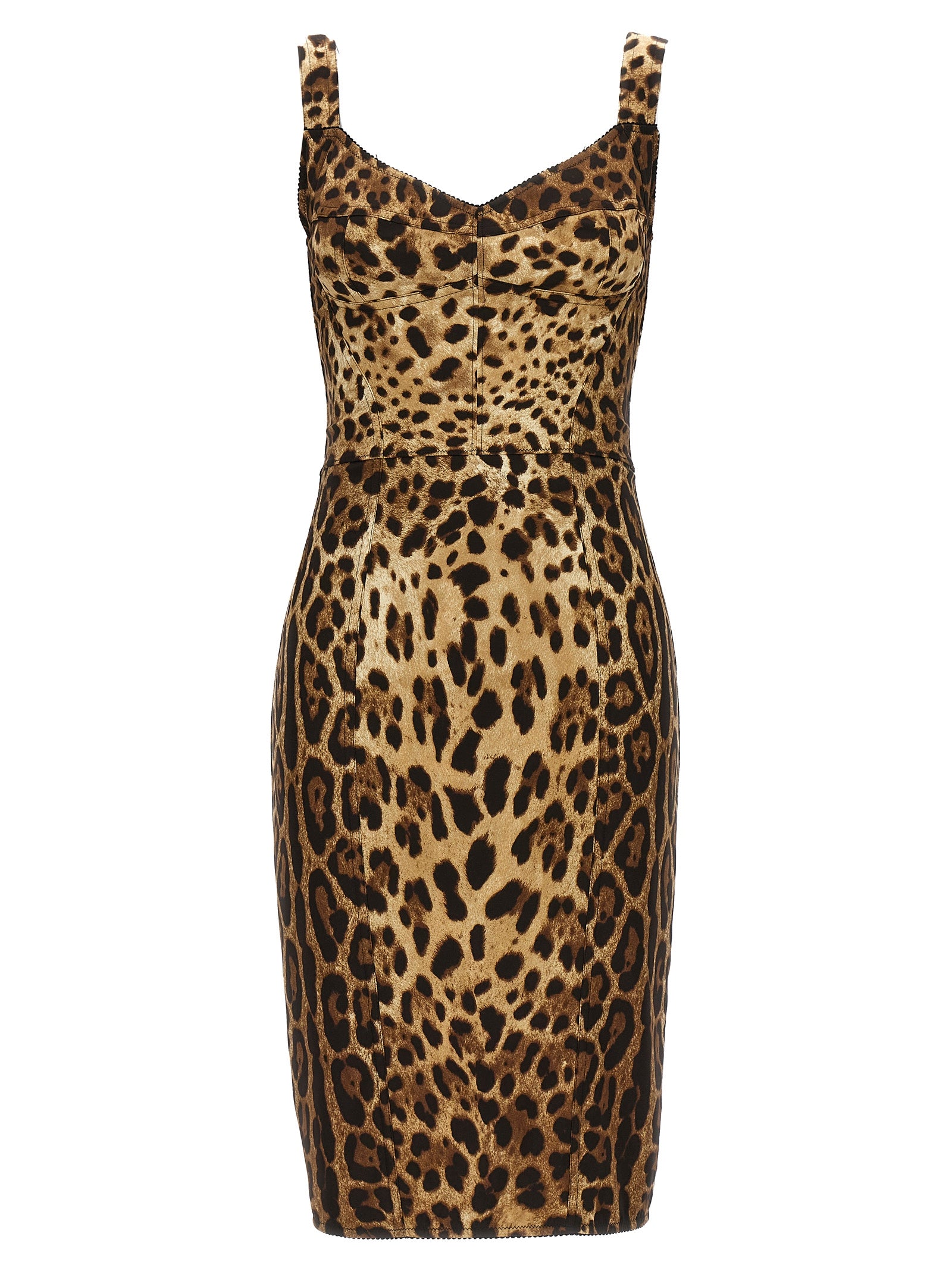 Dolce & Gabbana Multicolor Silk Cocktail Dress