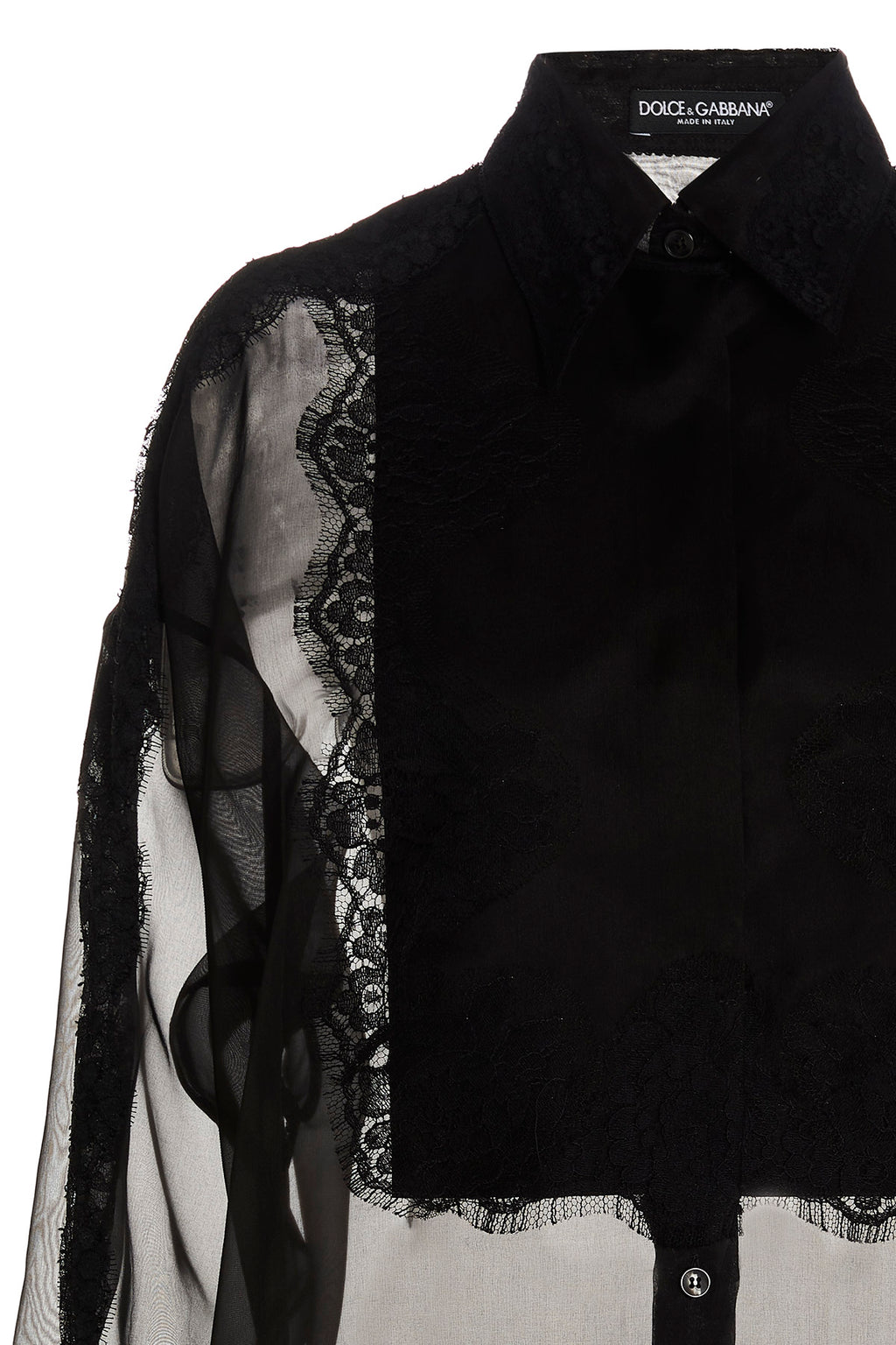 Dolce & Gabbana Black Silk Blouse