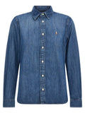 Polo Ralph Lauren Blue Cotton Blouse