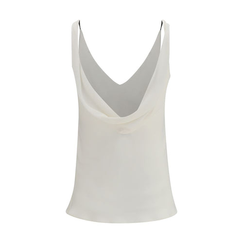 Brunello Cucinelli Beige Seidenbluse