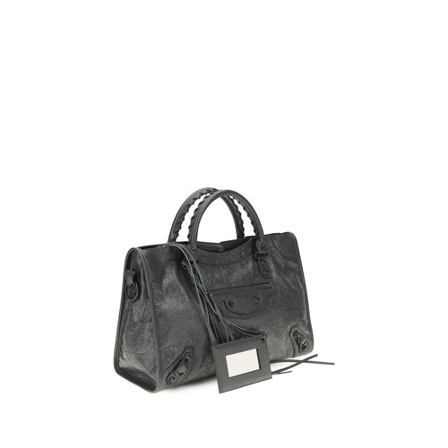 Balenciaga Graue Lammfell Ovis Aries Aries Umhängetasche
