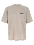 Balenciaga Gray Cotton T-Shirt