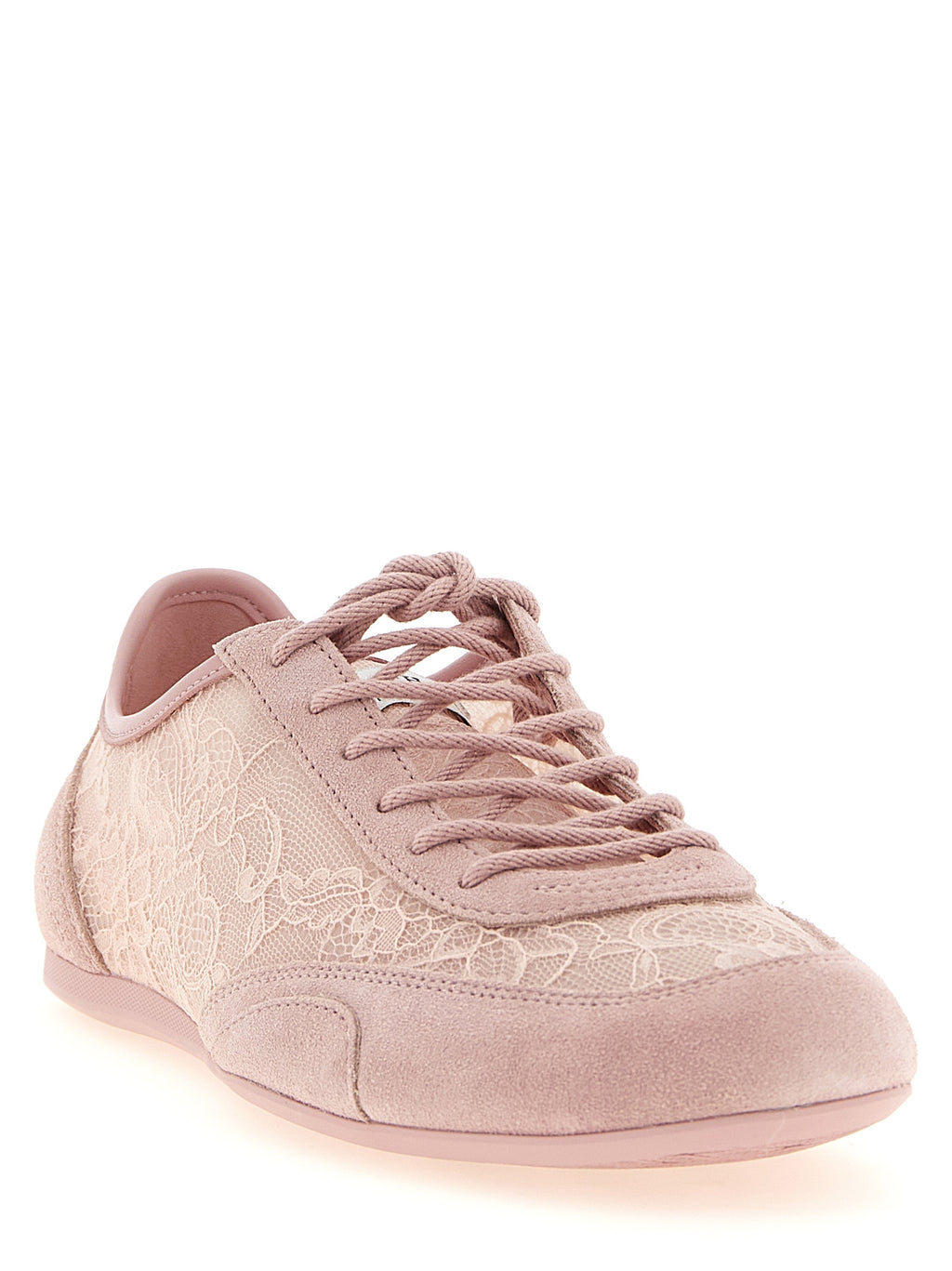 Jimmy Choo Multicolor Tencel Low Top Sneakers