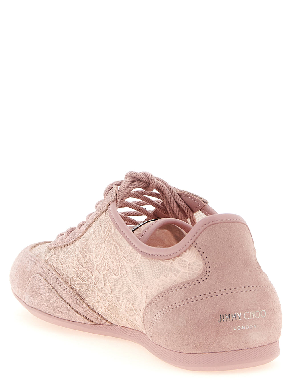 Jimmy Choo Multicolor Tencel Low Top Sneakers