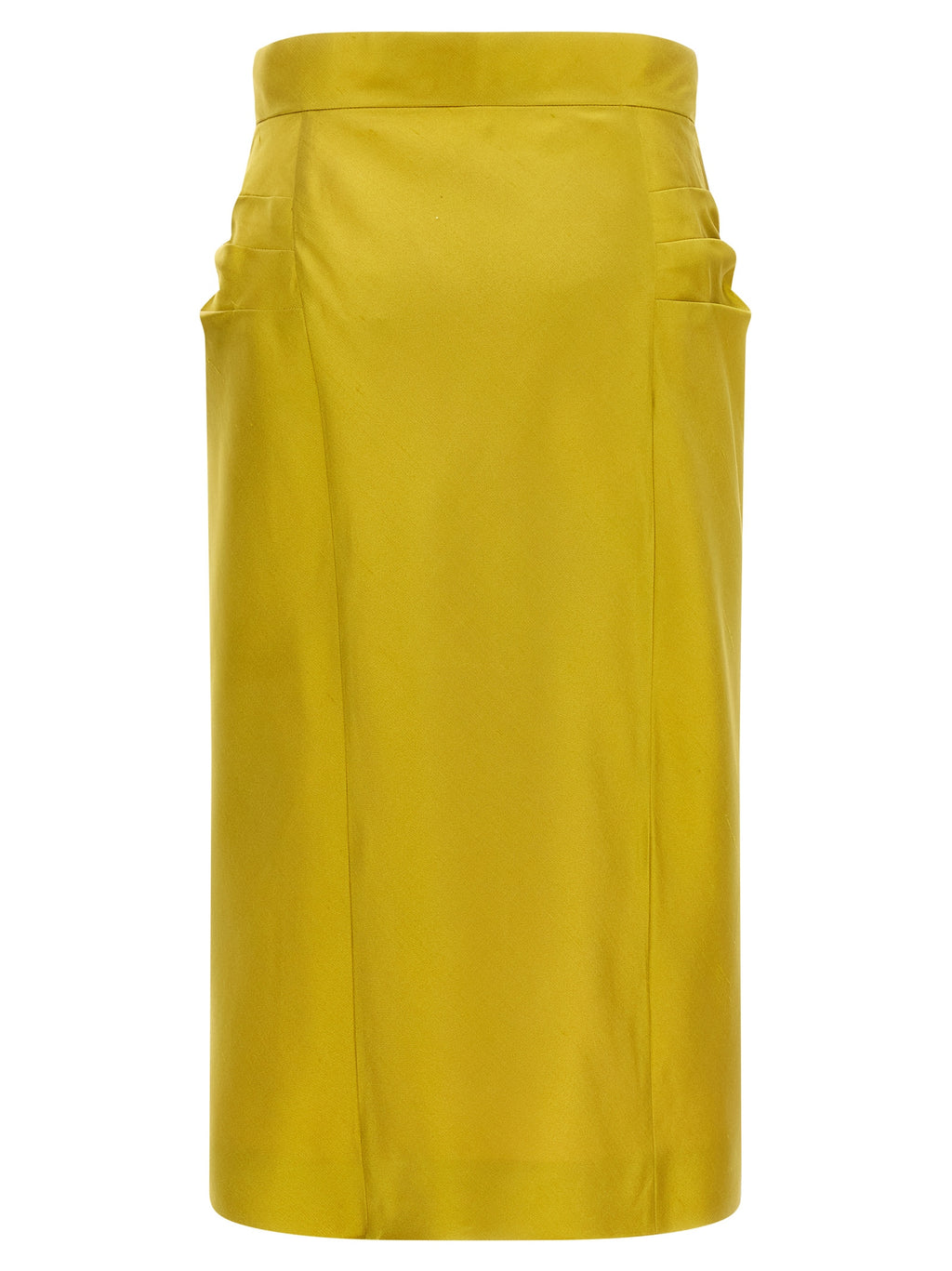 Valentino Garavani Bicolor Silk Midi Skirt