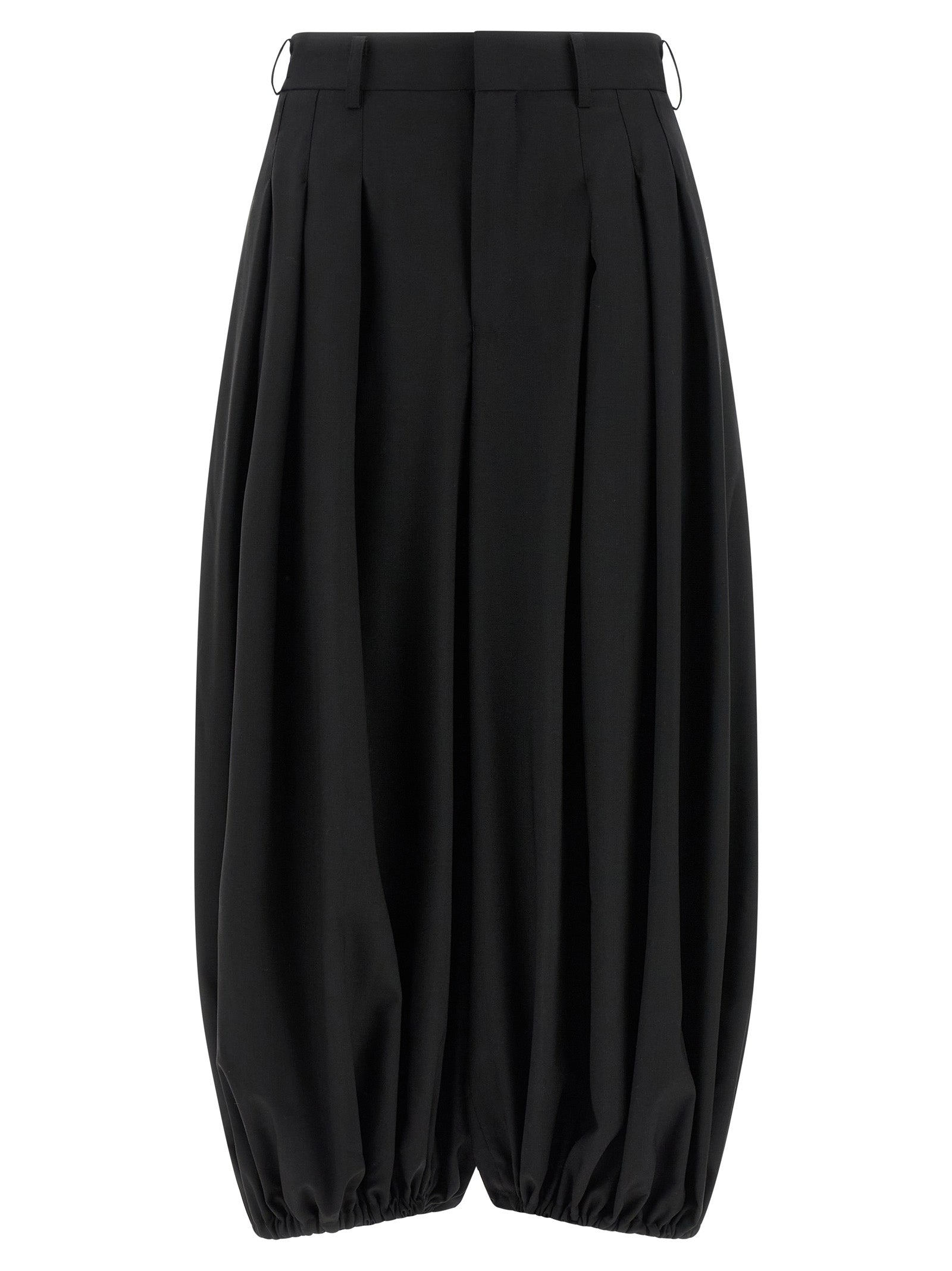Comme Des Garçons Black Wool Pants
